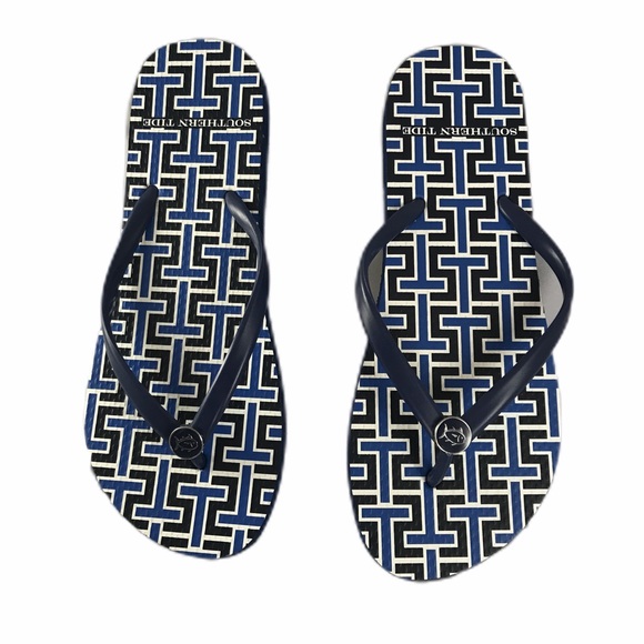 Southern Tide Shoes - NWOT Southern Tide "Flipjacks Boardwalk" flipflops